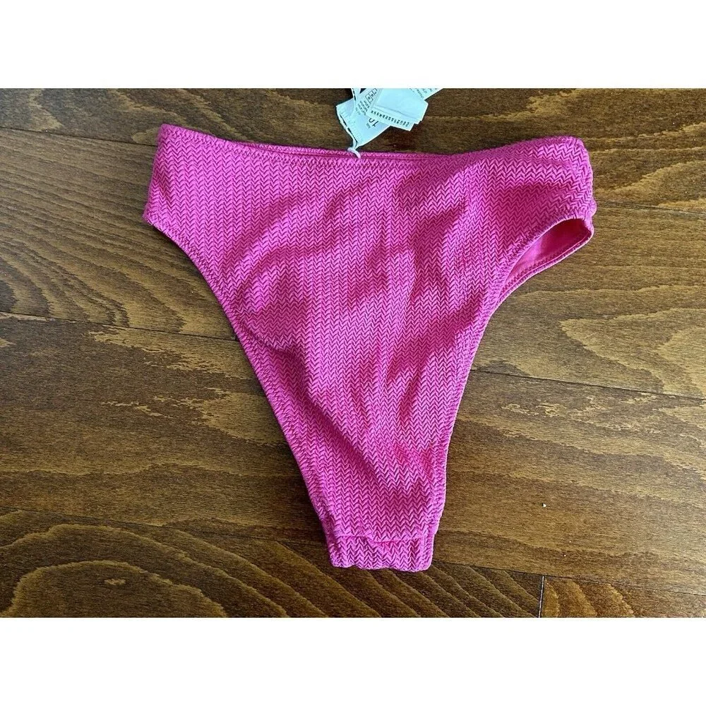 Seafolly Women's Pink Sea Dive High Waisted Bottom Swimwear AUS 10 /‎ US 6 NEW